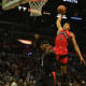 Toronto Raptors forward Scottie Barnes (4) dunks against Los Angeles Clippers forward Robert Covington (23) during the second half at Crypto.com Arena